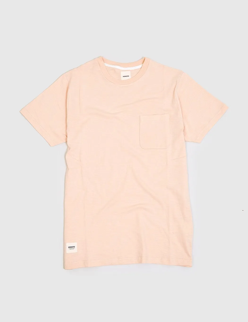 Wemoto Sidney Pocket T-shirt - Peach
