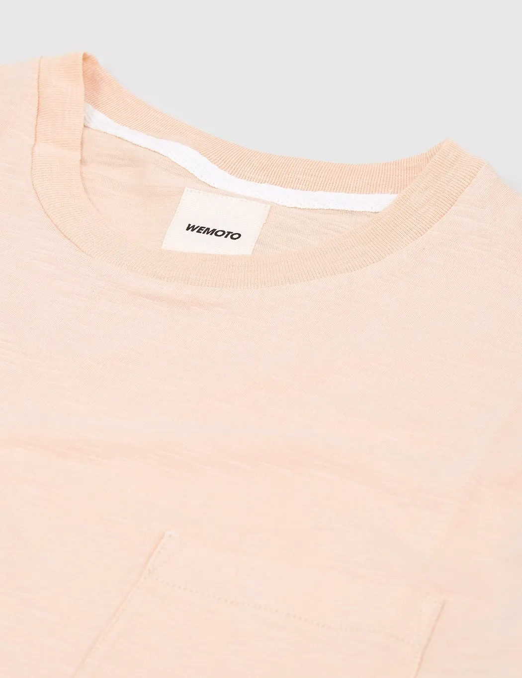 Wemoto Sidney Pocket T-shirt - Peach