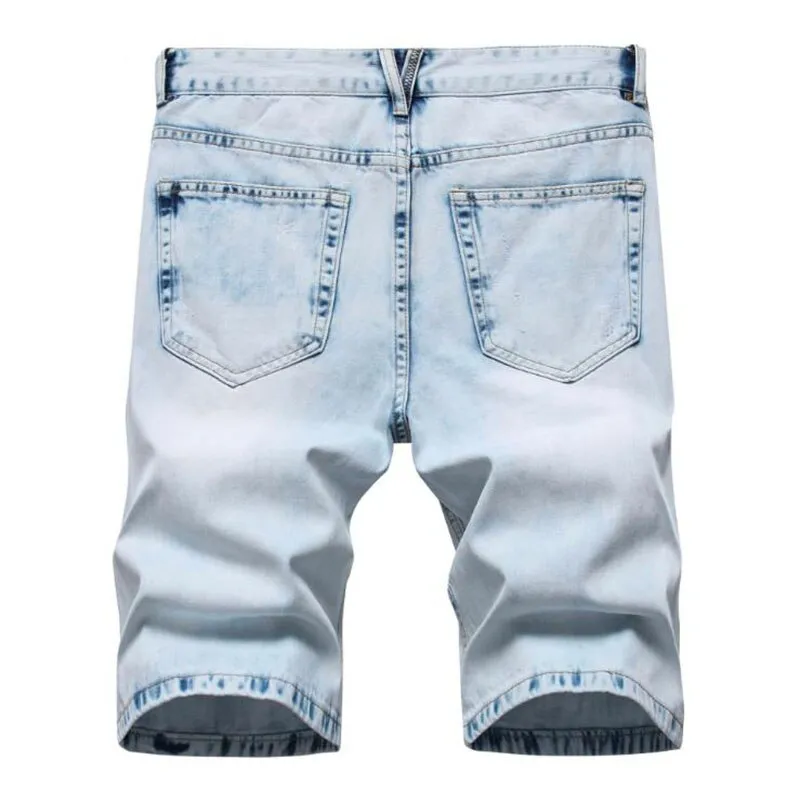 West Louis™ Ripped Bermuda Fashion Cotton Jeans Shorts