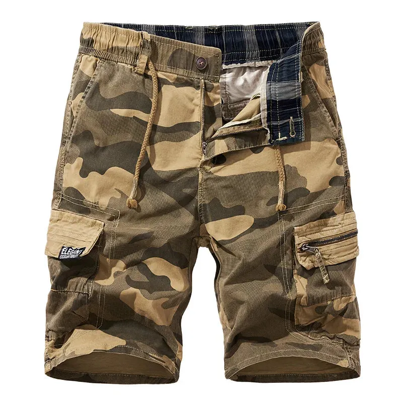West Louis™ Summer Men Cotton Camouflage Shorts