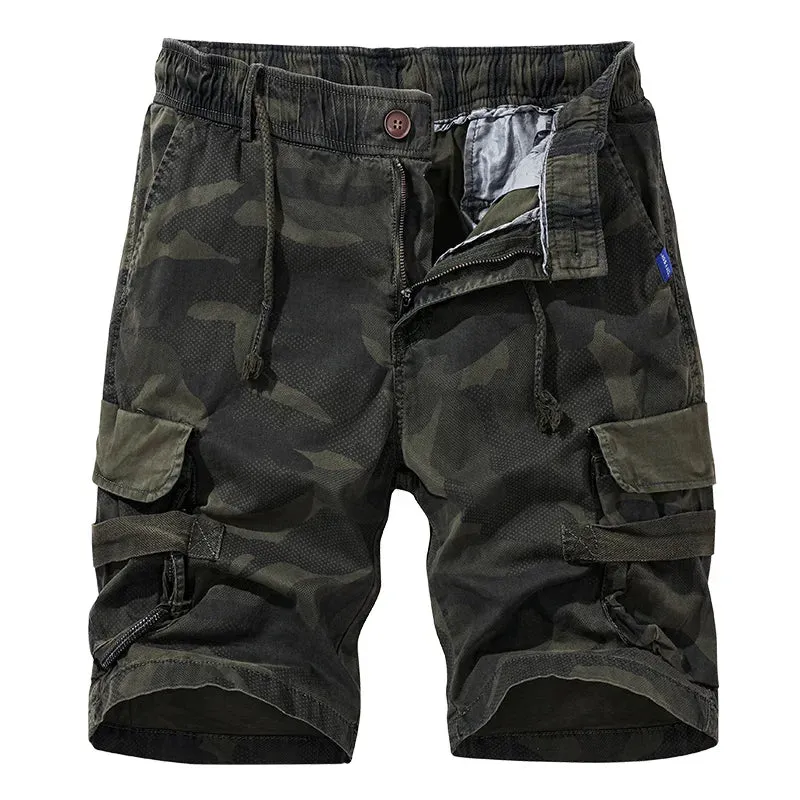 West Louis™ Summer Men Cotton Camouflage Shorts