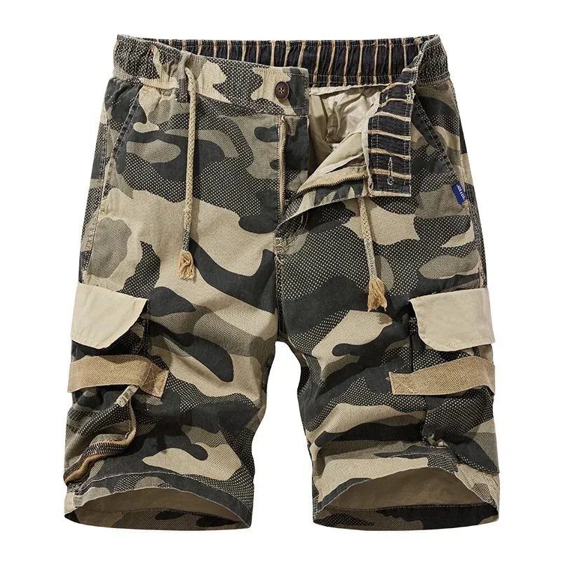 West Louis™ Summer Men Cotton Camouflage Shorts