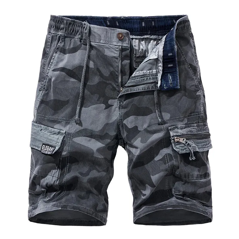 West Louis™ Summer Men Cotton Camouflage Shorts