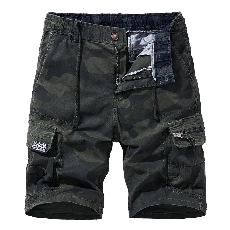 West Louis™ Summer Men Cotton Camouflage Shorts