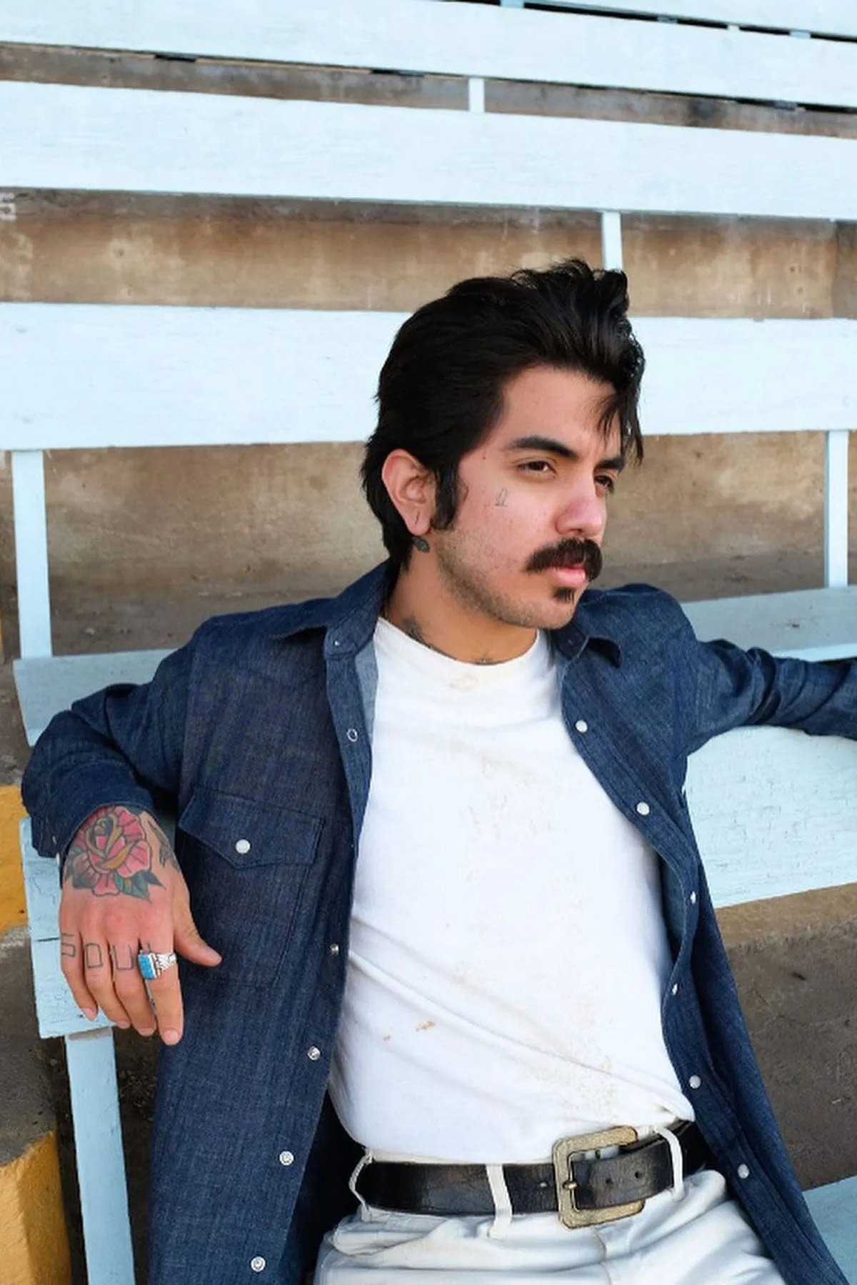 West Major - 6 oz. Organic Indigo Denim Western Shirt