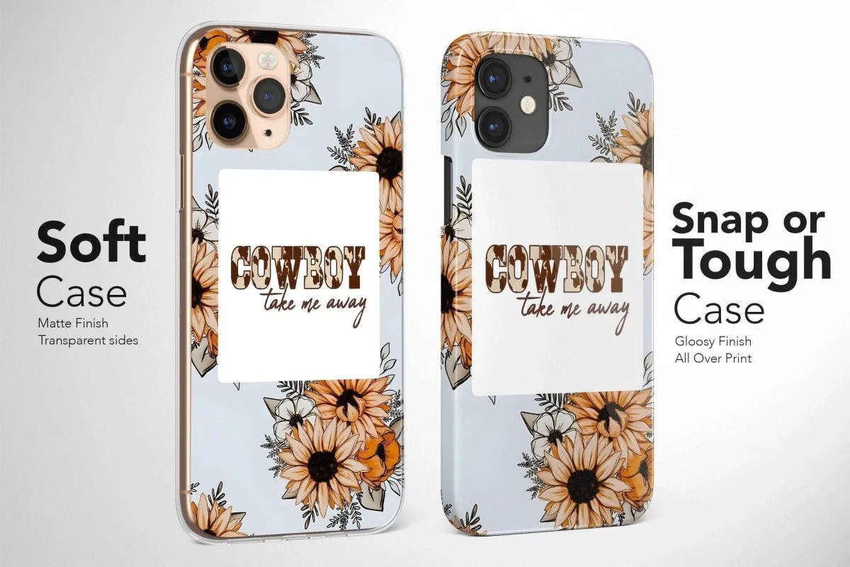 Western Country Phone Case Cowgirl Aesthetic Cowboy Cover