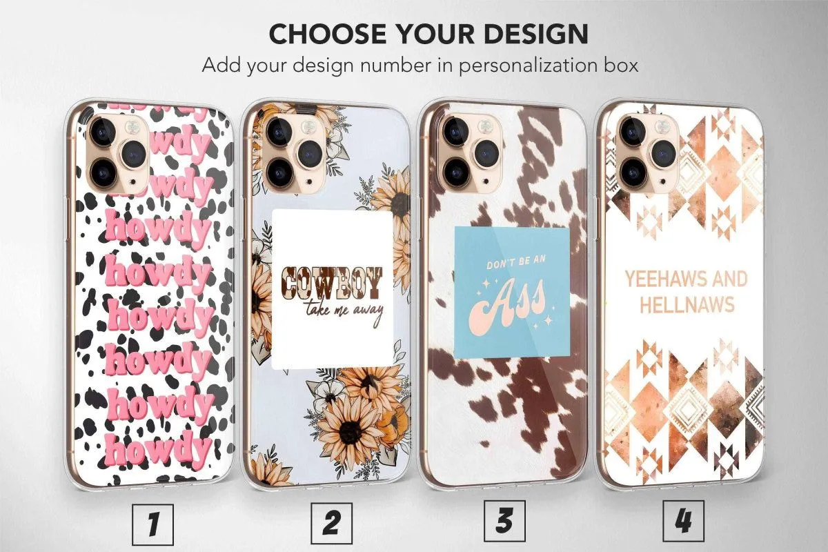 Western Country Phone Case Cowgirl Aesthetic Cowboy Cover