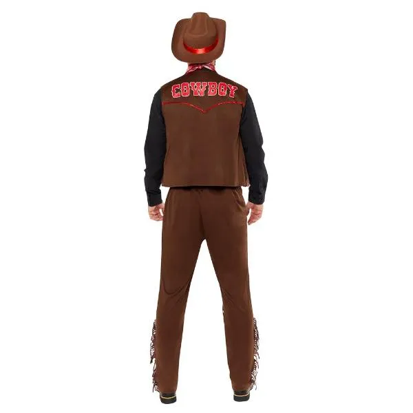 Western Cowboy Mens Costume - Medium