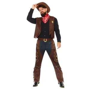 Western Cowboy Mens Costume - Medium