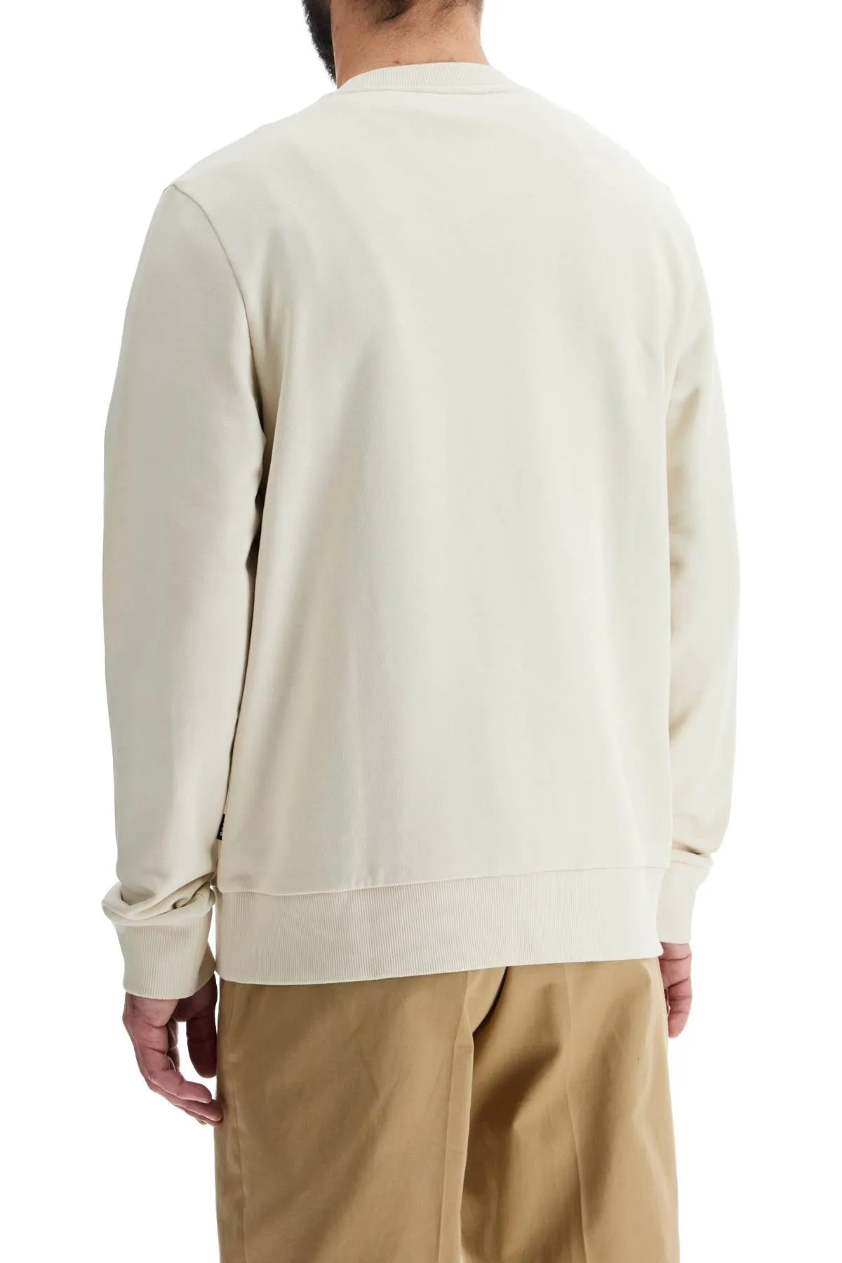white loose fit long sleeve sweatshirt c-sharpi 08 50523918 OPEN WHITE