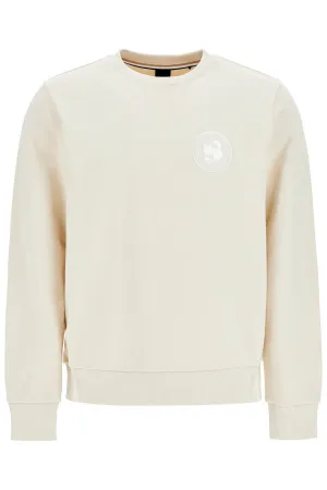 white loose fit long sleeve sweatshirt c-sharpi 08 50523918 OPEN WHITE