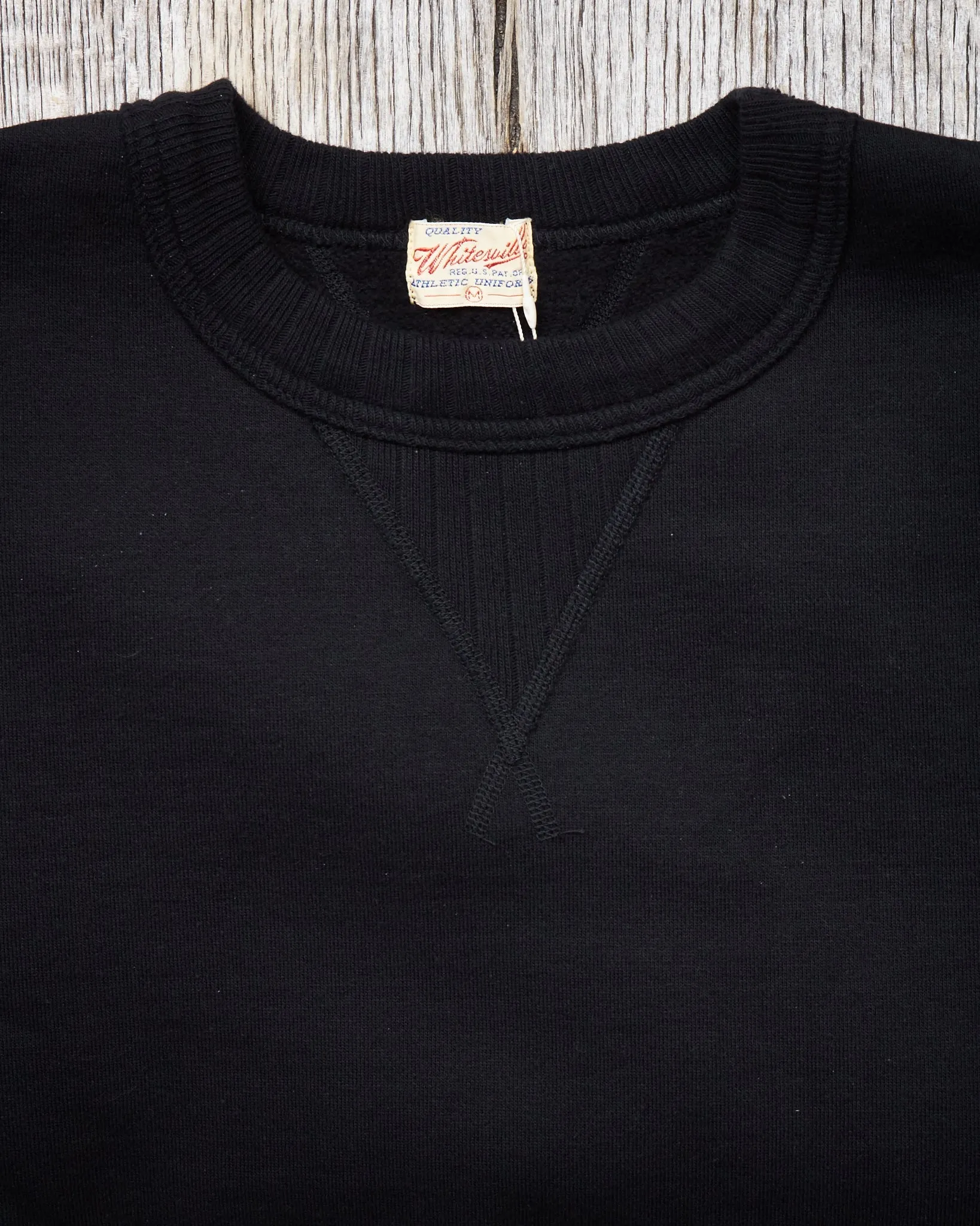 Whitesville Heavyweight Loop-Wheeled Sweatshirt Black WV67728