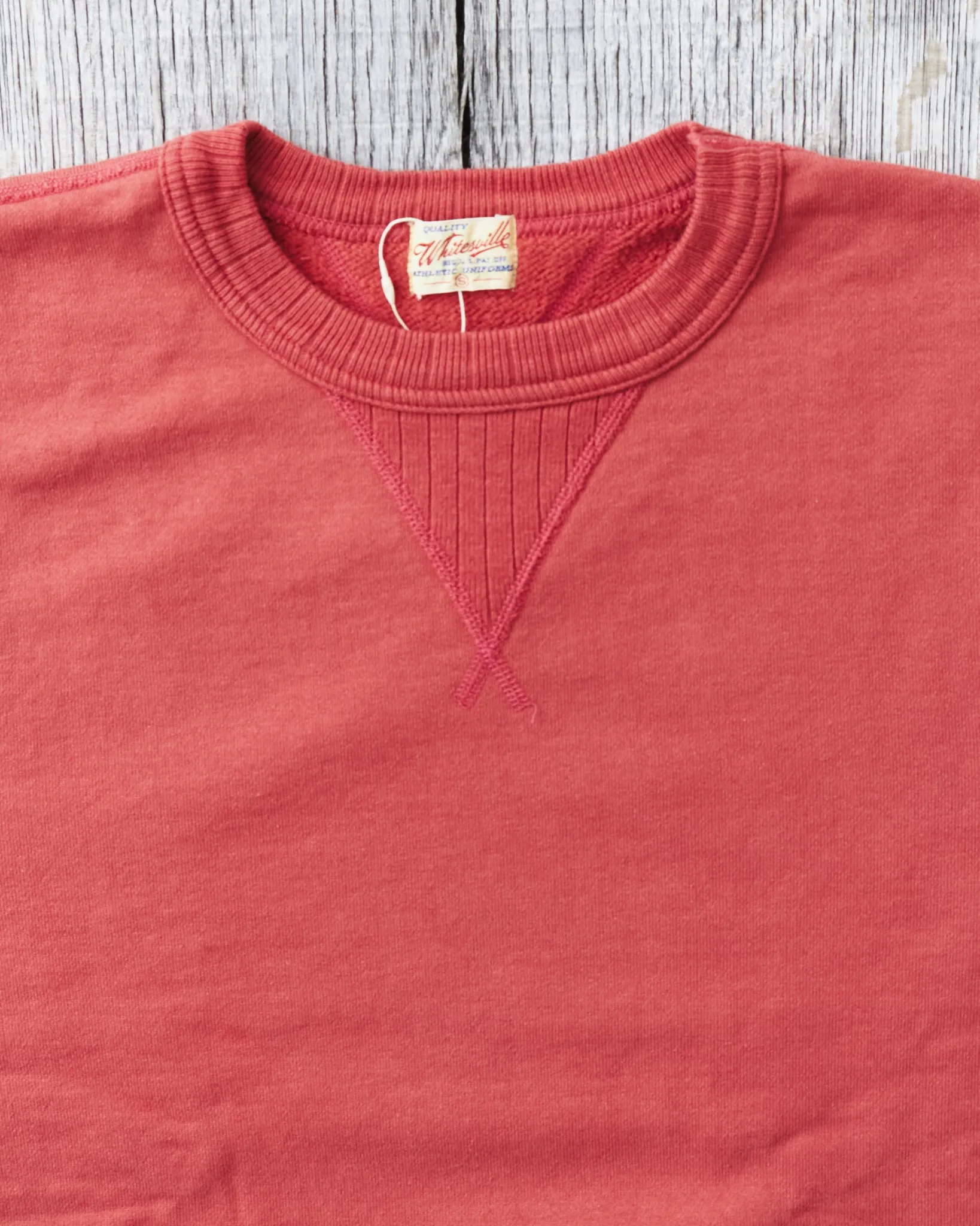 Whitesville Heavyweight Loop-Wheeled Sweatshirt Red WV67728
