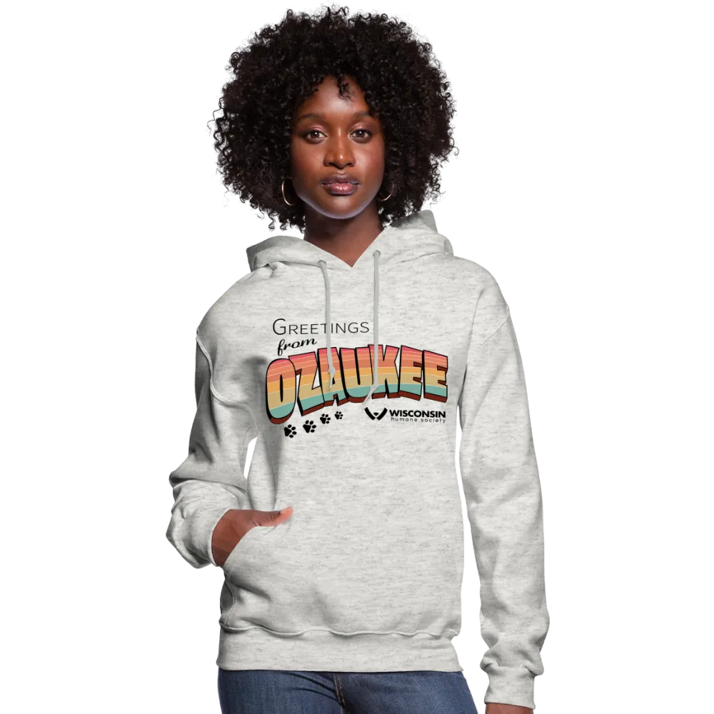 WHS "Greetings from Ozaukee" Contoured Hoodie