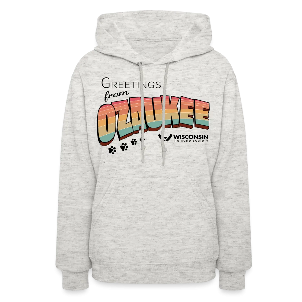 WHS "Greetings from Ozaukee" Contoured Hoodie