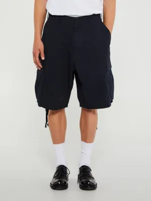 Wide Cargo Shorts in Navy
