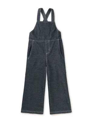 Wide Leg Denim-Like Overalls