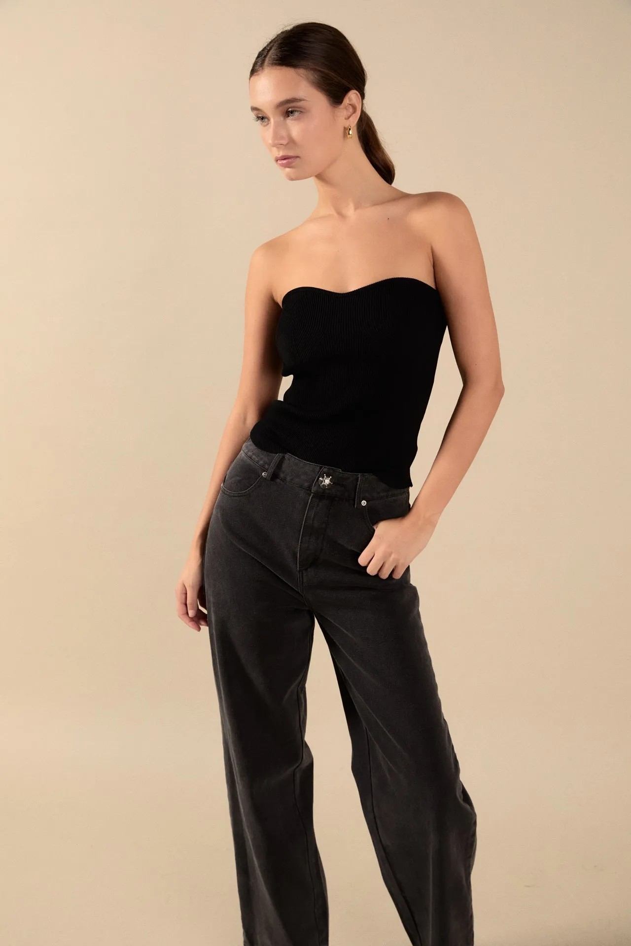 Wide Leg High Waisted Jeans