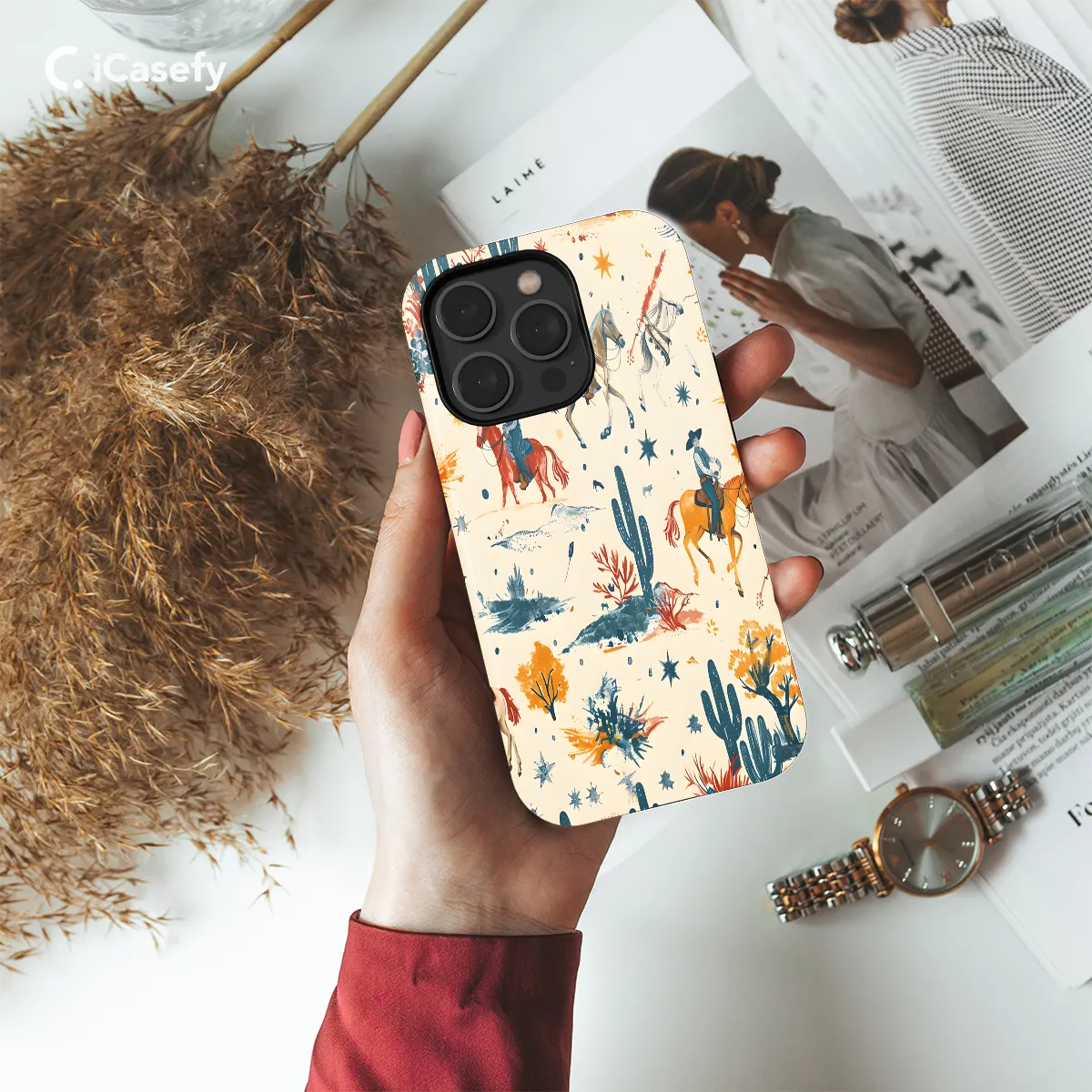 Wild Cowboy Western Phone Case iPhone Samsung Cover Pixel 1095