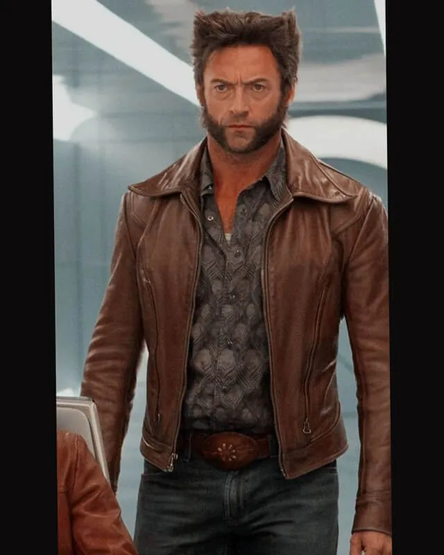 Wolverine Logan Brown Leather Jacket