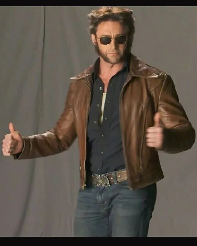 Wolverine Logan Brown Leather Jacket