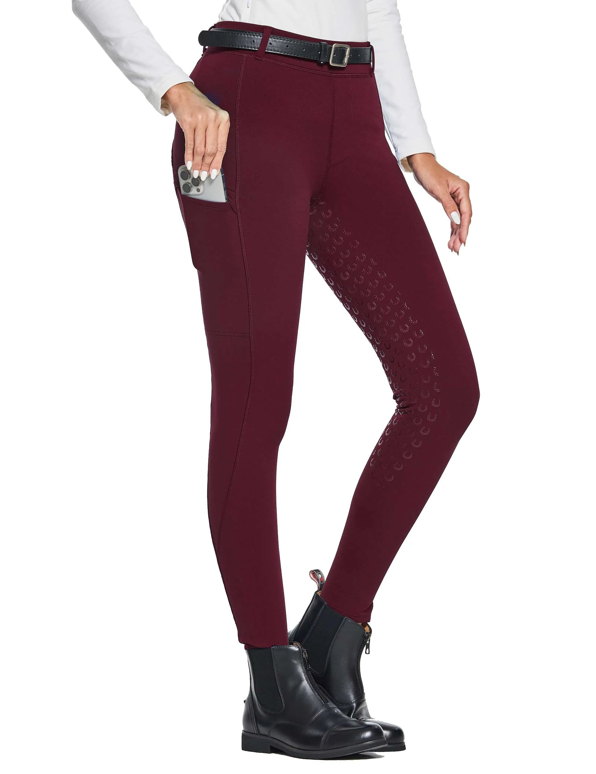 Women Full Seat Breeches Fleece Lined