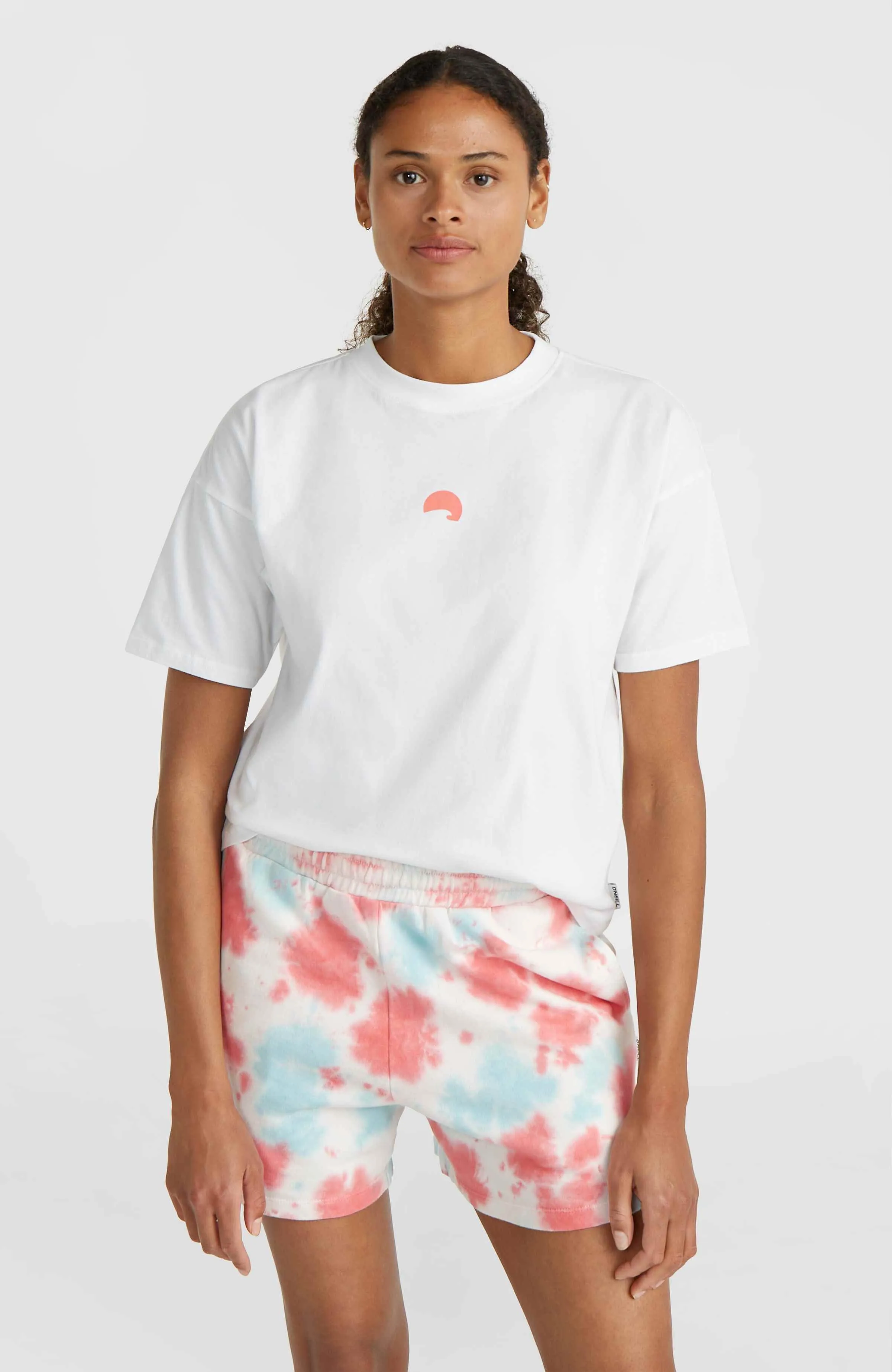 Women Of The Wave Sweat Shorts | Pink Ice Cube Tie Dye
