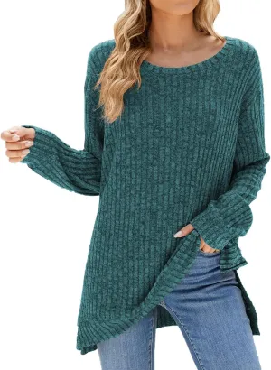 Women Sweater Women's Autumn and Winter New Thickened Korean Women's Solid Color Pullover Loose Crew Neck Sweatshirt