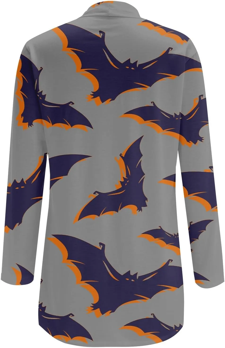 Womens 2023 Fashion Print Cardigan Casual Open Front Printed Cardigans Sweaters Fall Winter Thin Coats Jackets Outerwear