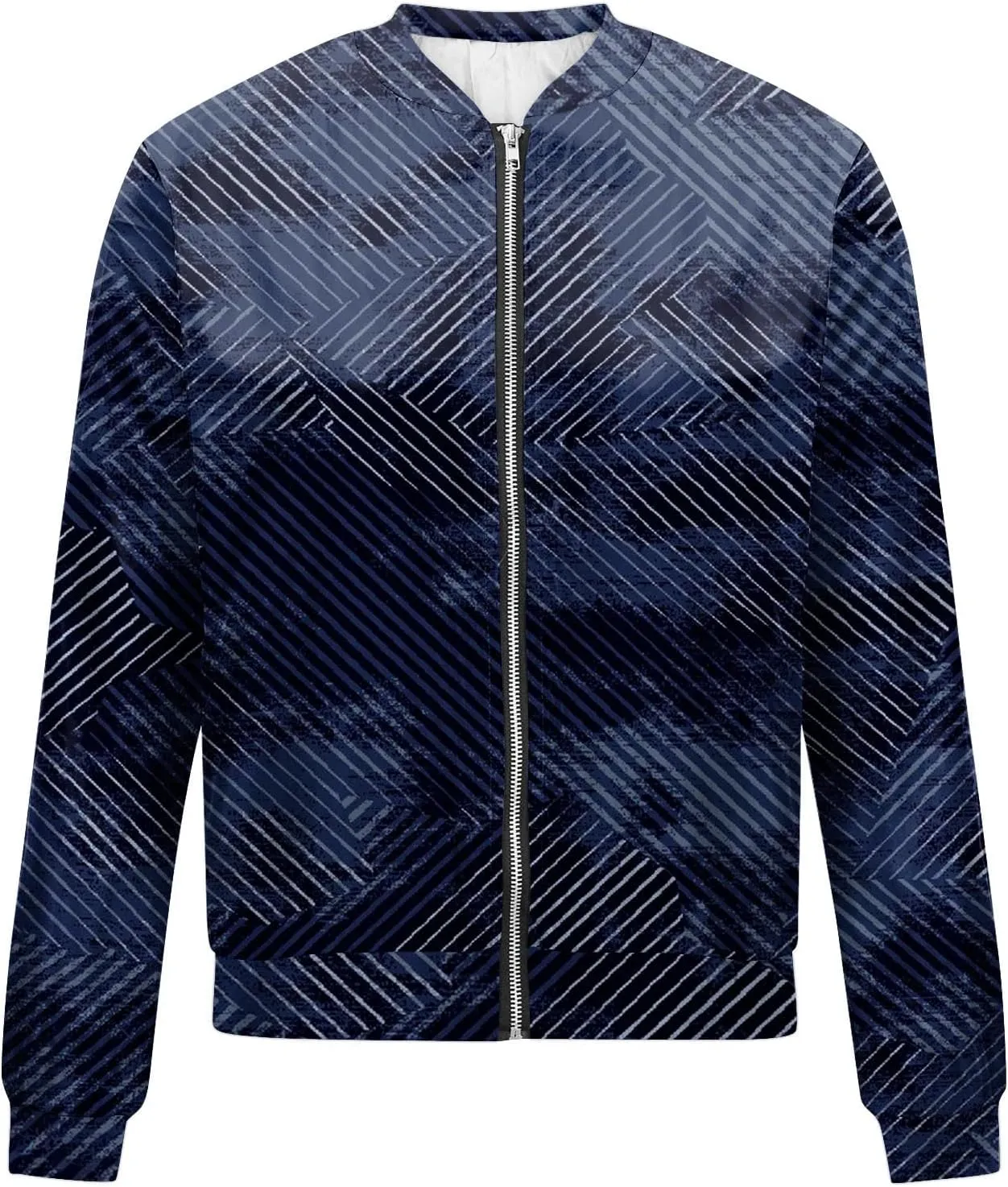 Womens Bomber Jacket Coat Casual Stand Collar Zip Up Lightweight Fall Fashion Jackets Outerwear Outfits with Pockets