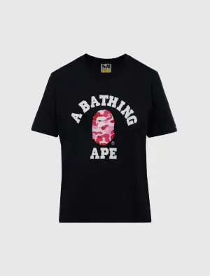 WOMEN'S CAMO COLLEGE TEE