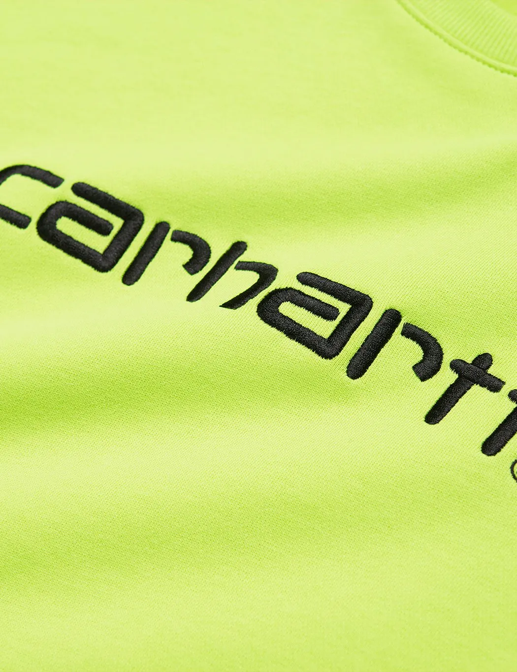 Womens Carhartt-WIP Sweatshirt - Lime/Black