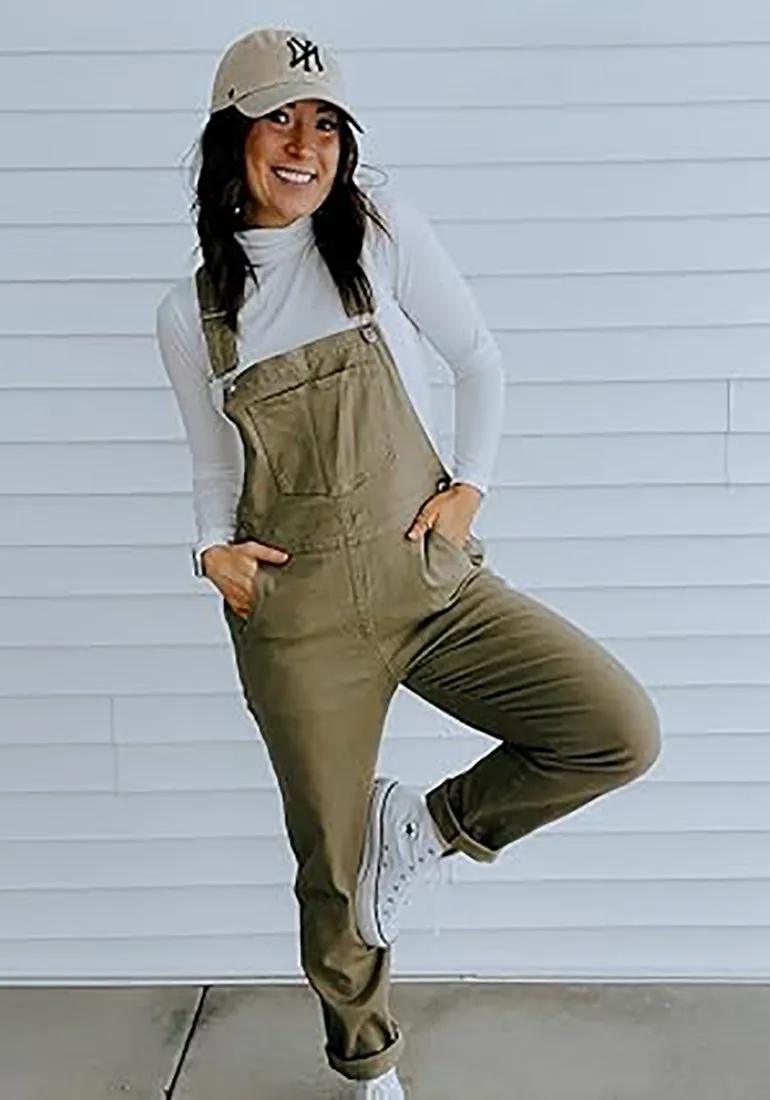 Women's Casual Stretch Adjustable Denim Bib Overalls Jeans Pants Jumpsuits