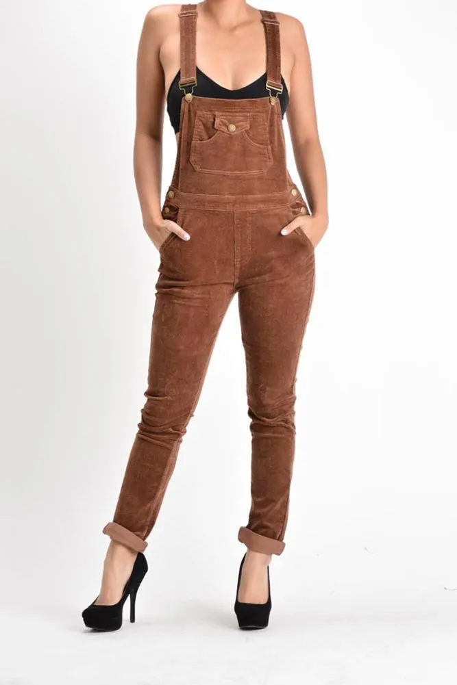 Women's Corduroy Overalls