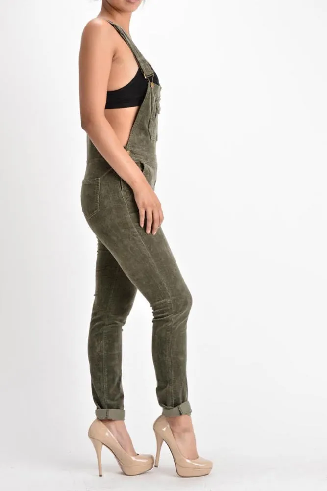Women's Corduroy Overalls