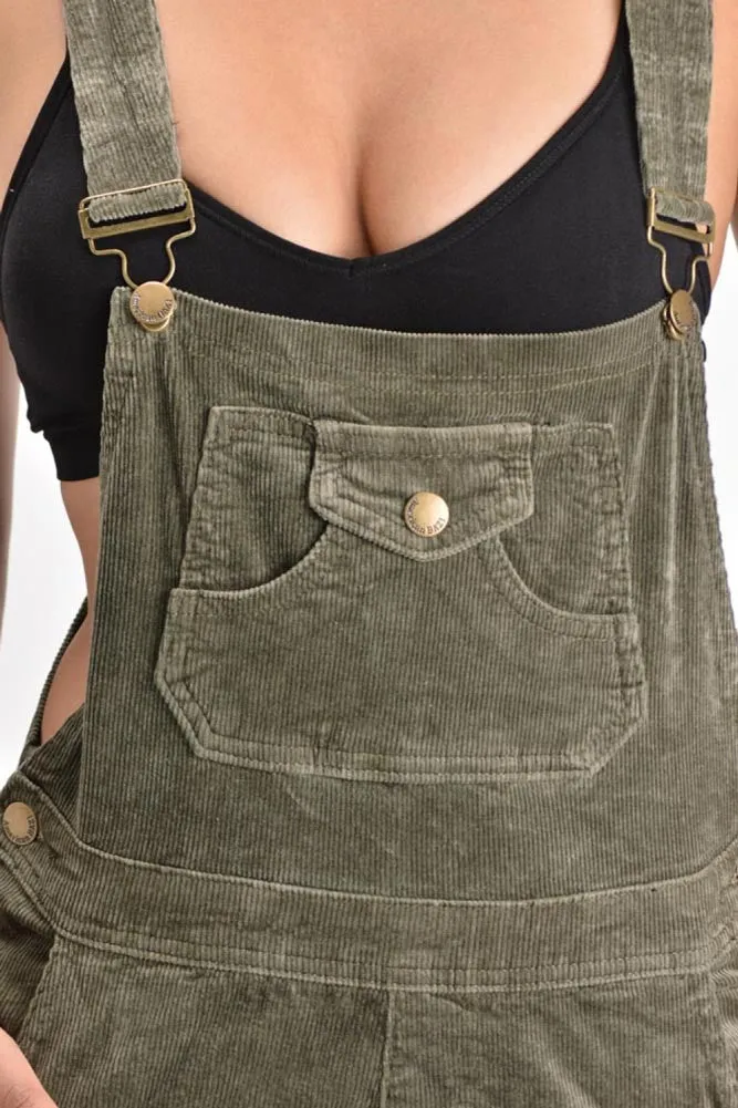 Women's Corduroy Overalls