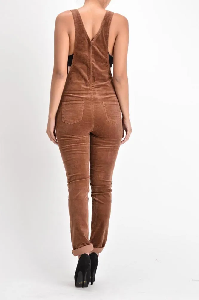 Women's Corduroy Overalls
