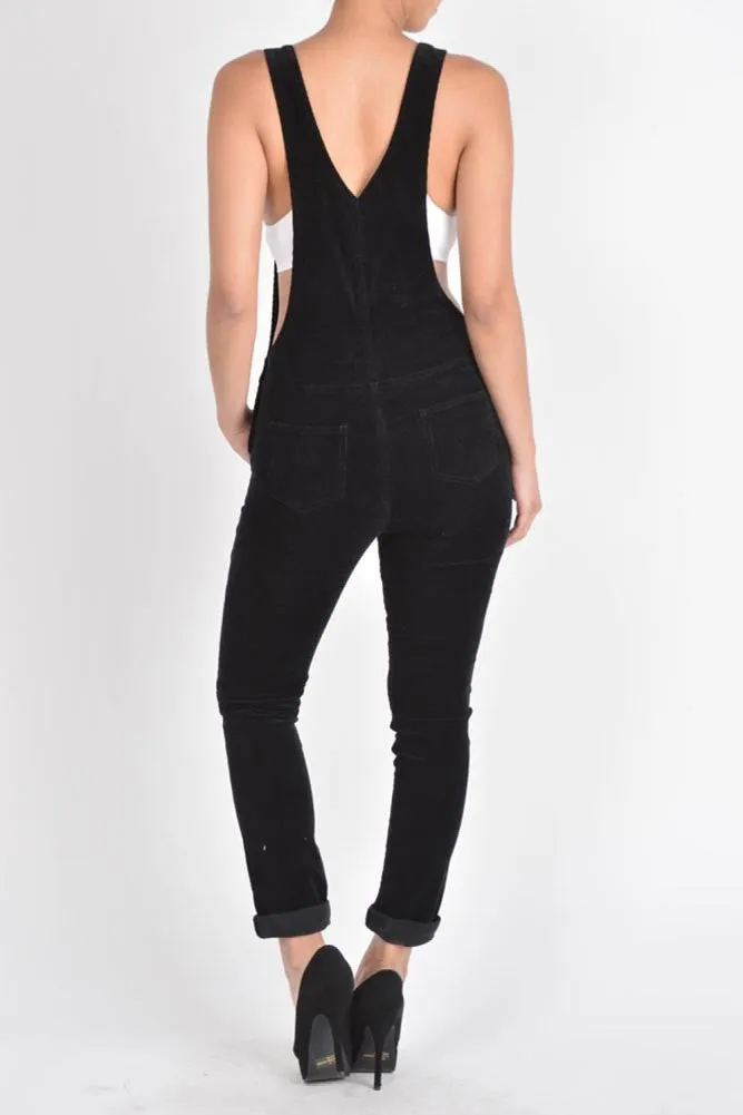 Women's Corduroy Overalls