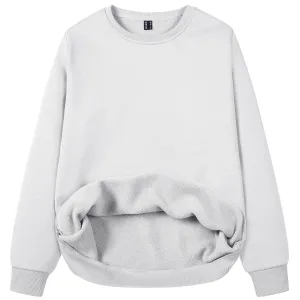 Women's Crewneck Sweatshirt Long Sleeve Casual Warm Fleece Pullover Sweater