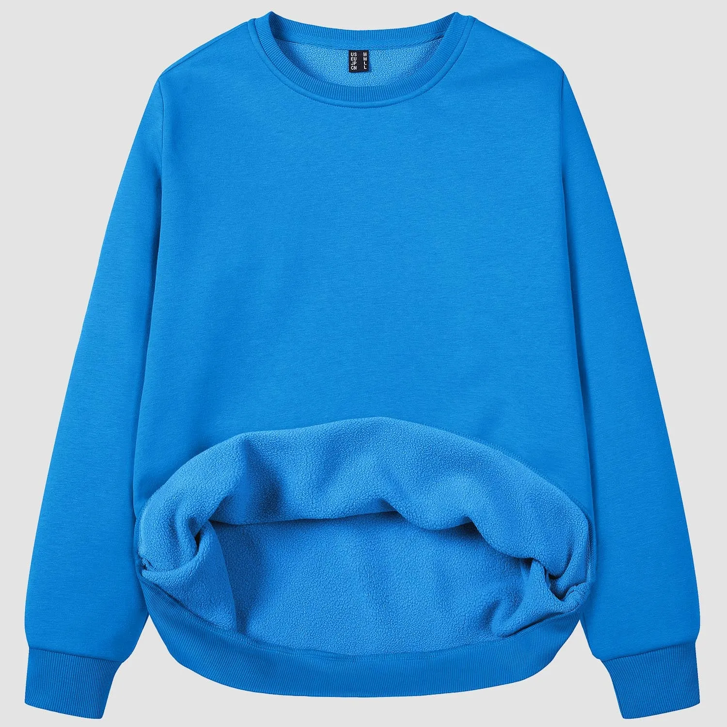 Women's Crewneck Sweatshirt Long Sleeve Casual Warm Fleece Pullover Sweater