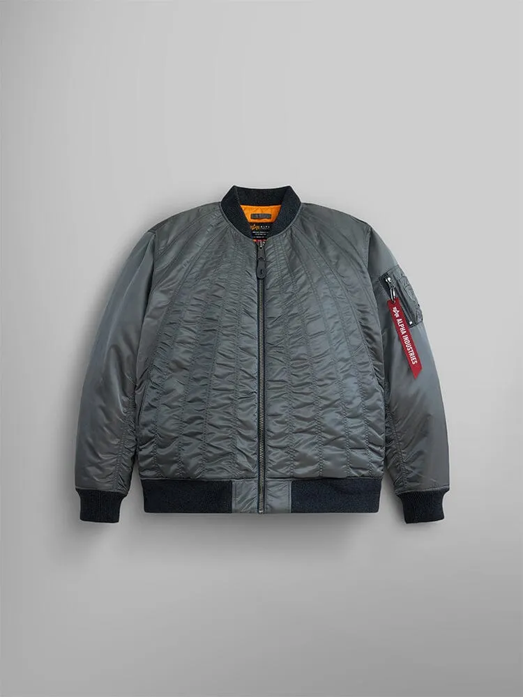 WOMEN'S MA-1 SHIRRING BOMBER JACKET