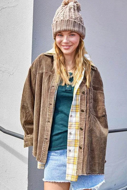 Women's Plaid Dreamy Button Down Shirt