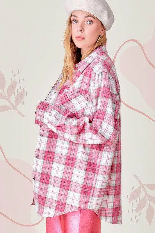 Women's Plaid Dreamy Button Down Shirt