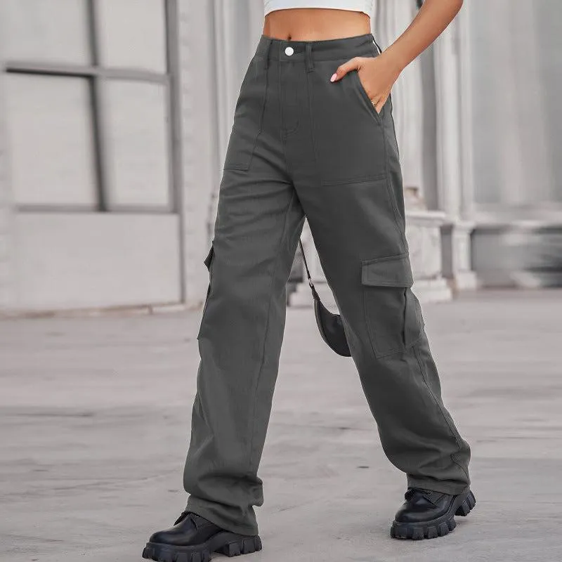 Women’s Solid Colour Cargo Pants