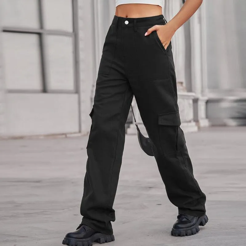 Women’s Solid Colour Cargo Pants