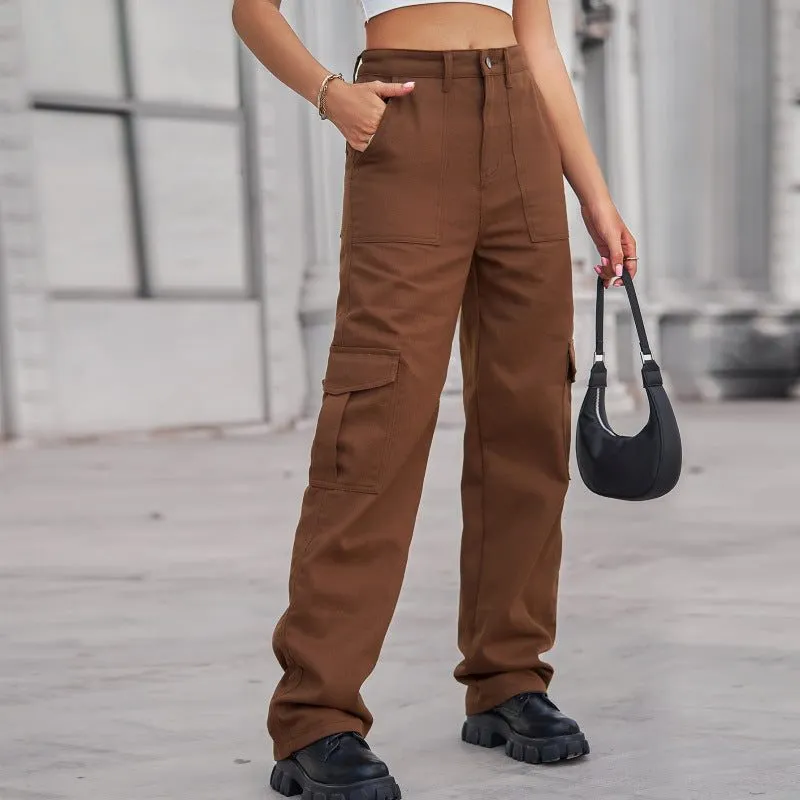 Women’s Solid Colour Cargo Pants