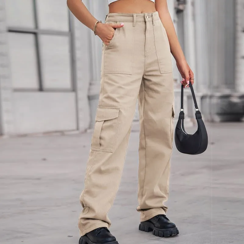 Women’s Solid Colour Cargo Pants