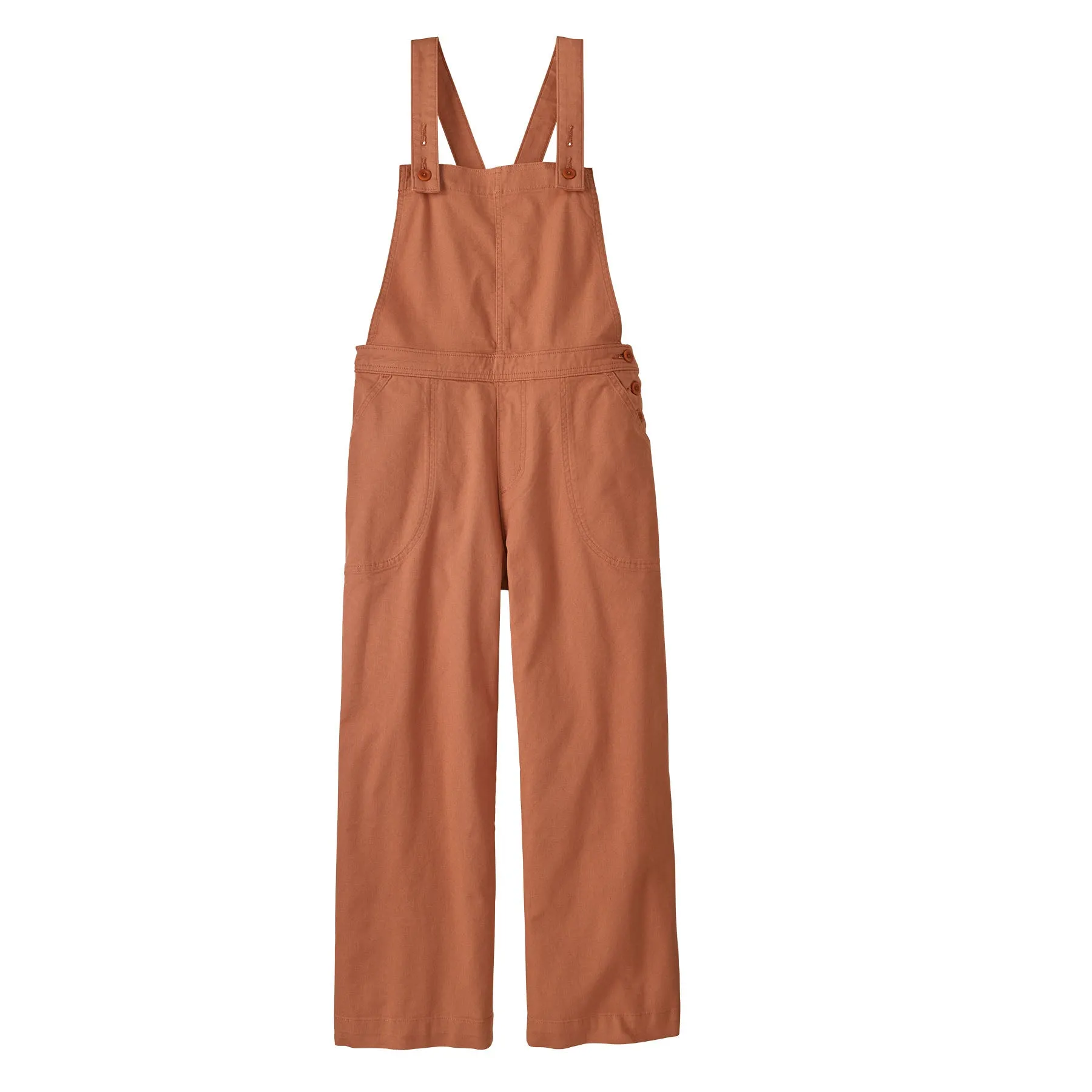 Womens Stand Up Cropped Overalls