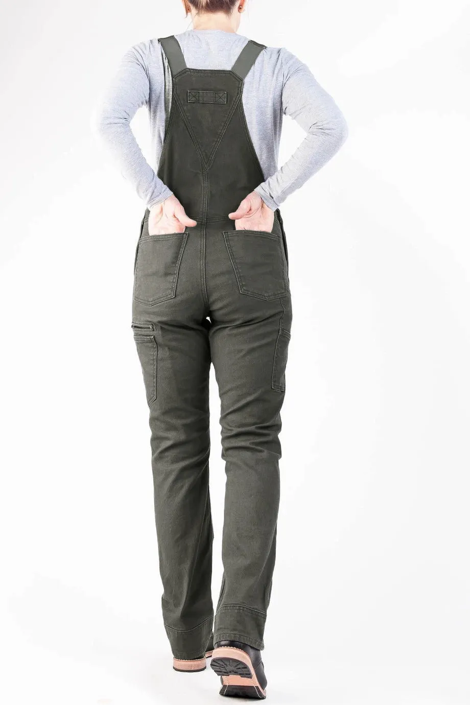 Women's Stretch Canvas Work Bib Overalls