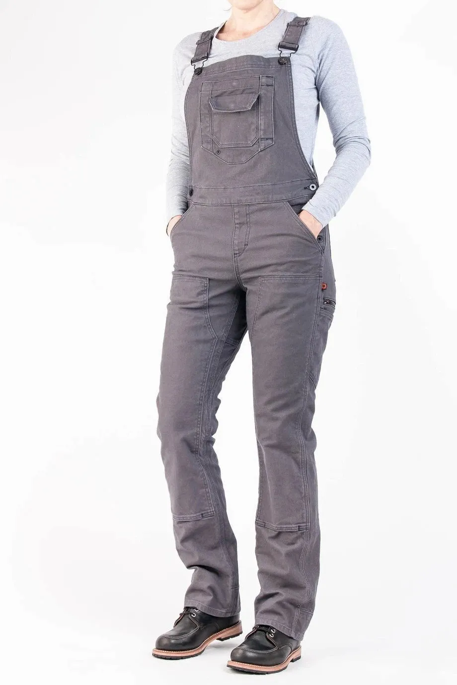 Women's Stretch Canvas Work Bib Overalls